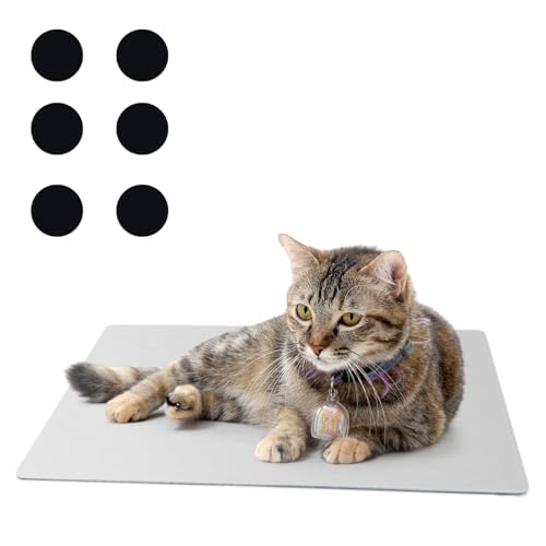 AUPETEK 猫ひんやりプレート 犬冷却マット クールアルミボード 冷感 50*30cm 涼しい 暑さ対策 熱中症 物理的温度を下げる 夏グッズ 大きいサイズ