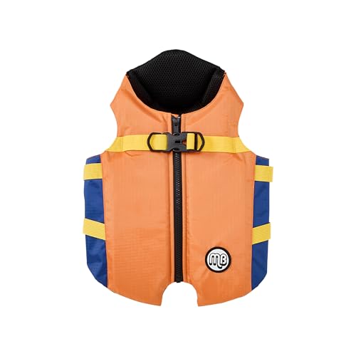 MANDARINE BROTHERS マンダリンブラザーズ FLOATING JACKET フローティングジャケット レジャージャケット 犬 水遊び プール遊び (MANDARIN ORANGE, S)