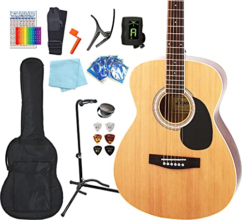 ◆商品名：アコースティック・ギター アコギ 初心者 13点セット Legend FG-15 スタートセット アコギ 入門 N [98765]