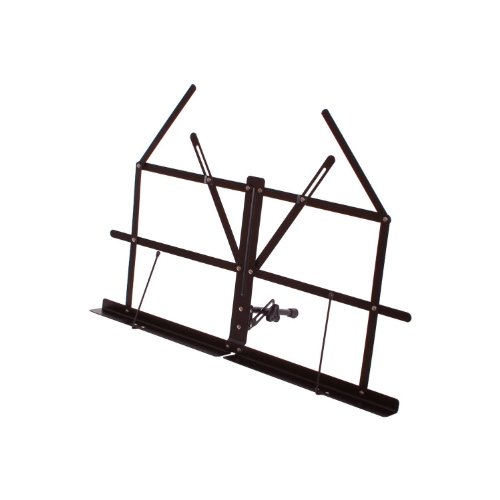 ◆商品名：KC(ケーシー) キョーリツ 卓上譜面台 軽量スチール製 折りたたみ式 MS-140/BK ブラック (ソフトケース付属)折り畳み式の卓上譜面台譜面置き台幅:410x230mm折り畳み時全長:約42cm重量:500g付属品:ソフトケース