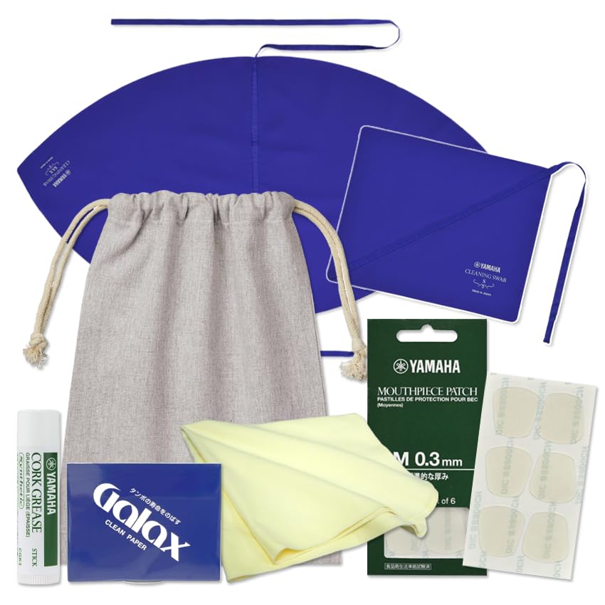 アルトサックス テナーサックス用 お手入れセット KOSSAX5と同じヤマハのスワブ2種類 マウスピ ...