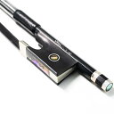 VINGOBOWカーボンファイバー・バイオリン弓Carbon Fiber Violin Bow 4/4サイズ 天然の黒い馬毛で明るい音確かな品質で!!
