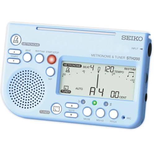 SEIKO STH-200BL ブルー セイコー メトロノーム チューナー 〔np〕 【Ebi オリジナルピック付】