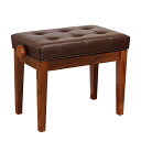 キクタニ (Kikutani) ピアノ椅子 高さ調整可能 収納なし ブラウン FS-201QZJ BRO