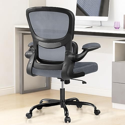 Razzor オフィスチェア 椅子 イス 疲れない 勉強 学習 360度回転 腰に良い テレワーク 人間工学 デスクチェア ランバーサポート付き 跳ね上げ式アー...