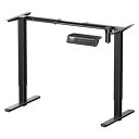 ErGear 電動 昇降式デスク 脚のみ スタンディングデスク 72-118cm高さ調節可能 耐荷重80kg 4パターン高さメモリー機能 上下自動昇降 衝突検知...
