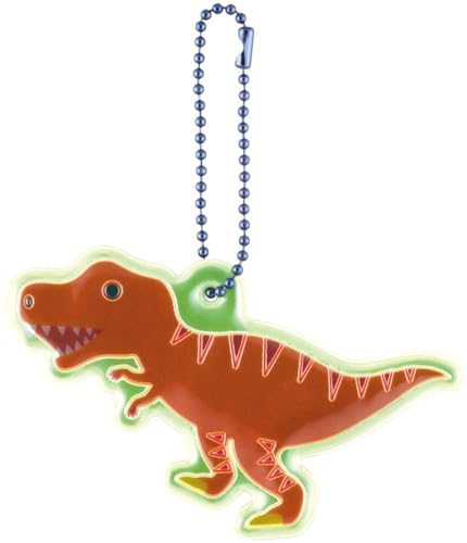 スケーター(Skater) リフレクター キーホルダー ボールチェーン 反射 目印 安全 散歩 ウォーキング ディノサウルス ピクチャーブック ZR1-A