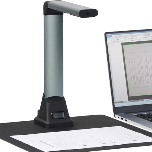 iCODIS ドキュメントスキャナー 非破壊自炊対応 書画カメラ A4対応 500万画素 OCR搭載 オーバーヘッド..