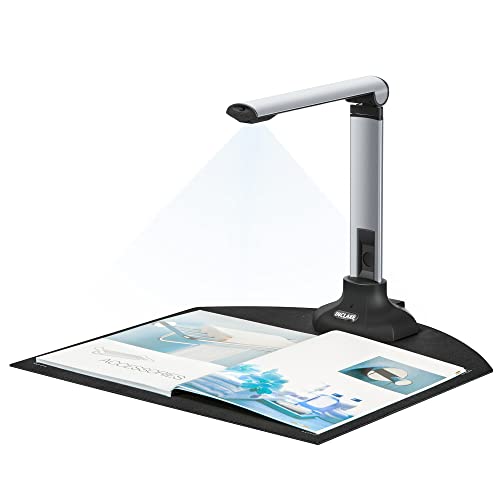 INCLAKE スキャナー ドキュメントスキャナー ブックスキャナー 1200万画素 非破壊 最大A3サイズ USB書画カメラ 多言語OCR機能 LEDライト付...