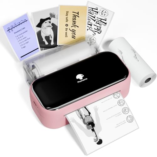 Phomemo M03 ޥб ץ󥿡 ޥץ󥿡 53mm80mmѻб Хפ󤿡 ݡ֥뷿 եȥץ Ǯ Ӥפ...