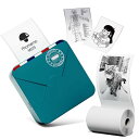 サーマルプリンター ミニプリンター スマホ対応 Phomemo M02S ラベルライター モバイルぷりんたー シール印刷機 モノクロフォト印刷 300DPI 写...