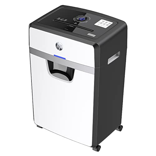 HP 電動シュレッダー 業務用 (30L / 5-10人用) 静音65dB 18ヶ月メーカー保証 / 2x15mmマイクロカット16枚同時細断 (オフィス/事務...
