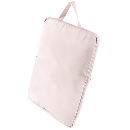 圧縮トラベルポーチ (ピンク, L) 旅行用圧縮袋 トラベルポーチ 圧縮バッグ 圧縮ポーチ 圧縮袋 パッキン..