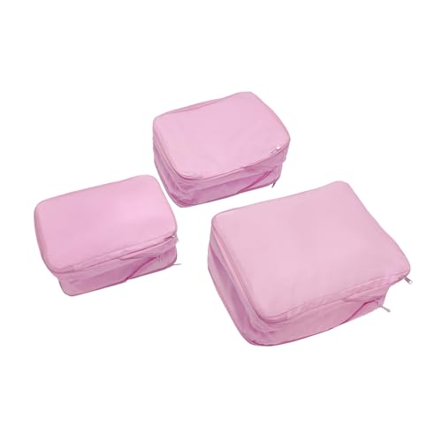 RTMYPIK トラベルポーチ 圧縮トラベルセット 旅行用圧縮袋 トラベルポーチ 3点セット 両面収納 衣類整..