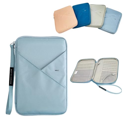 [MiLifeStyle] パスポートケース 首下げ スキミング防止 セキュリティ パスポートポーチ 軽量 防水 か..