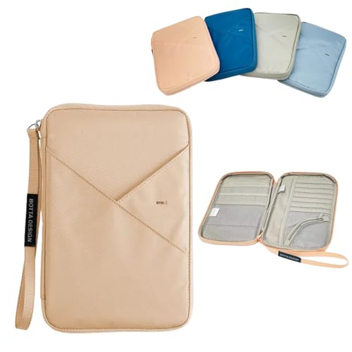 [MiLifeStyle] パスポートケース 首下げ スキミング防止 セキュリティ パスポートポーチ 軽量 防水 か..