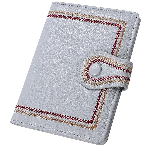 [VOLAN] スキミング 防止 パスポートケース RFID ブロック セキュリティ 多機能 パスポートカバー (ベ..