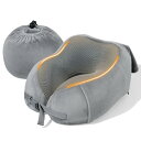 ネックピロー 飛行機【理学療法士監修】2024革新モデル 低反発 首枕 旅行 一体式収納袋 U型 携帯枕 カバー洗濯 新幹線/車/バス/ソファ/椅子 クッション...