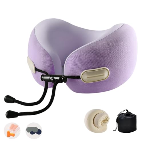 Ucomf ネックピロー 飛行機 コンパクト 首枕 低反発 U型 カバー洗濯可 持ち運び便利 通気性がよく ネック ピロー 飛行機枕 携帯枕 旅行 便利グッズ ...