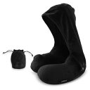 amifun ネックピロー 飛行機 車用 低反発 首枕 フード フード付き 旅行 便利グッズ 旅行グッズ トラベルグッズ 車 トラベル 携帯枕 車用品 便利グッ...