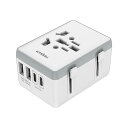 海外 変換プラグ 全世界対応 TESSAN 海外旅行 コンセント変換器 2USB-Aと2USB-Cポート付き 1ACコンセント A O BF Cタイプ マルチ変...