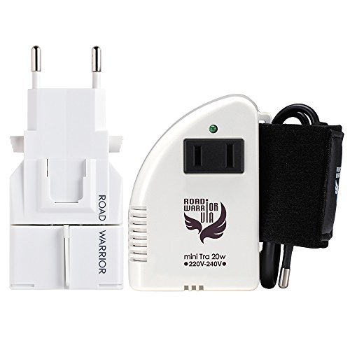 城下工業海外用小型変圧器（AC220-240V地域 20W対応）＋全世界対応マルチ電源変換アダプター ヨーロッ..