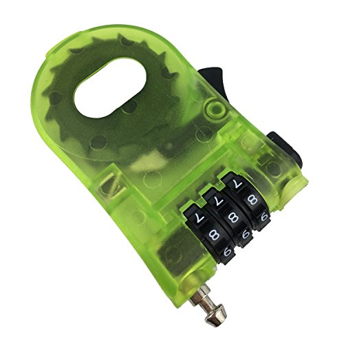 盗難防止 巻き取り式セキュリティワイヤーケーブル 110cm ／ 携帯 に 便利 な ダイヤル ナンバー 式 ／海外 旅行 やスノーボード（スノボ）やスキーなど ゲレンデ の 防犯ロック（1 pac