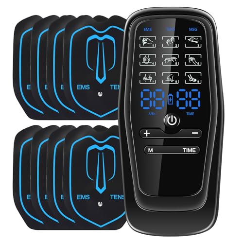 LevaGott EMS リラクゼーション器 9モード 30階段強度 A/Bデュアルチャネル仕様 Type-C充電 超軽量 携帯便利 誕生日 敬老の日 母の日 父の日 プレゼント