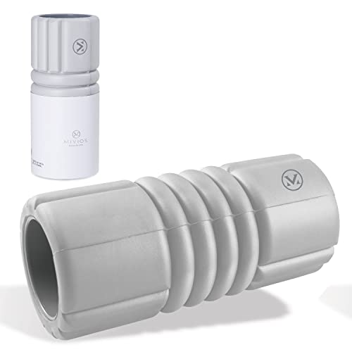 MIVIOS フォームローラー ソフトタイプ 水洗い可能 グリッド 筋膜リリース 筋膜ローラー ほぐす ストレッチ ヨガ フォームリリースローラー ミビオス み...