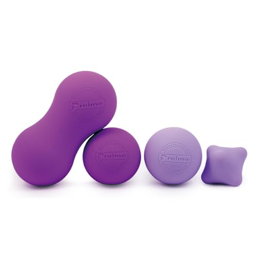 マッサージボール 4個セット ストレッチボール 〔スポーツ専門店が本気で考えたコリ・疲れ解消ボール〕 フォームローラー トリガーポイント 筋膜リリース 「 肩/...