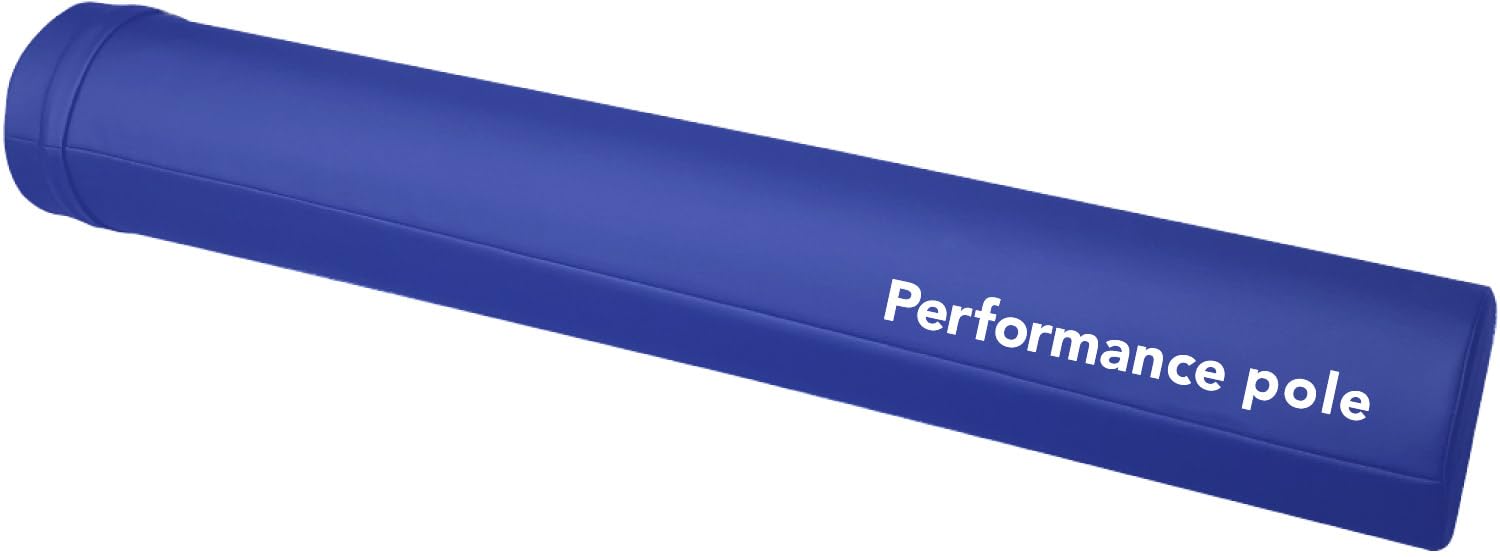 【日本国内メーカー】uFit Performance Pole ストレッチ用ポール プロアスリート 水谷隼 愛用 痛くない 98cm ロング 耐荷重 100kg EPE カバー付き PVC 使い方動画 ダークブルー