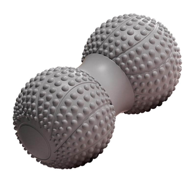 ピーナッツ型フォームローラー 筋膜リリース用 トリガーポイント 背中・首・肩対応 コンパクト 自宅ト..