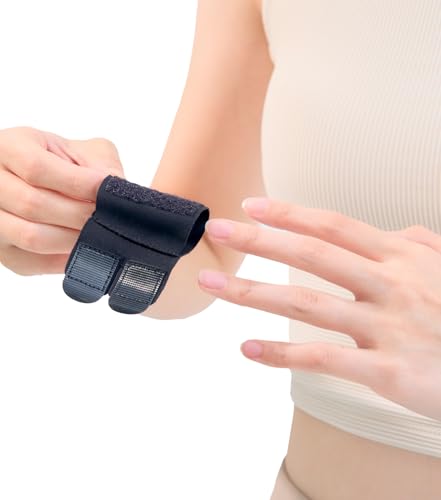 RELAXEE 指サポーター 【柔道整復師推奨】 指サック 親指 人差し指 中指 薬指 小指 指固定 関節保護 簡単装着 通気性 バスケット スポーツ 左右兼用...