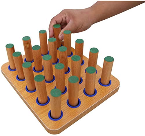 リハビリテーション指インソール、フィンガートレーナーウッドスティックネイルは、ボードを傾けて挿入し、脳卒中片麻痺のための指の細かい機能と手の目の調整を練習します