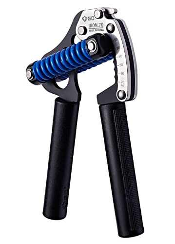 GD アイアングリップ 70(P) 調節可能なハンドグリップ強化、44~150ポンドのグリップストレングストレー..