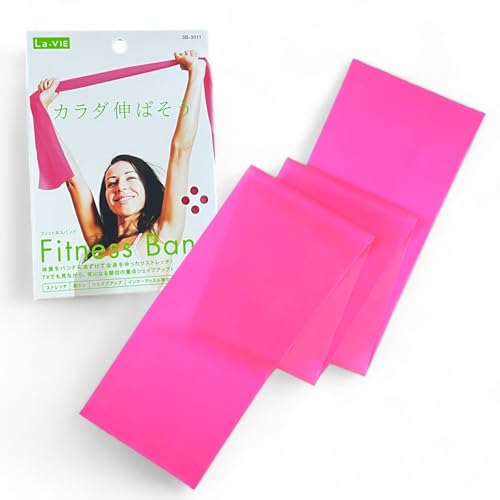 La-VIE(ラヴィ) フィットネスバンド ソフト トレーニングチューブ 筋トレ 3B-3011 【メーカー純正品】