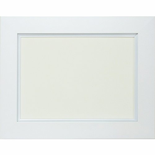 大額 油彩用額縁 3450 アクリル仕様 壁用フック付 (F3, ホワイト)