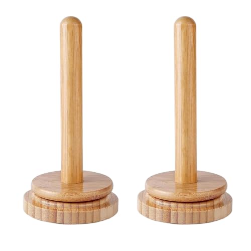 ヤーンホルダー 木製 回転 毛糸 吊り下げ 編み物 毛糸玉 ヤーンスタンド コーン巻き 編み物ツール (2個セット)