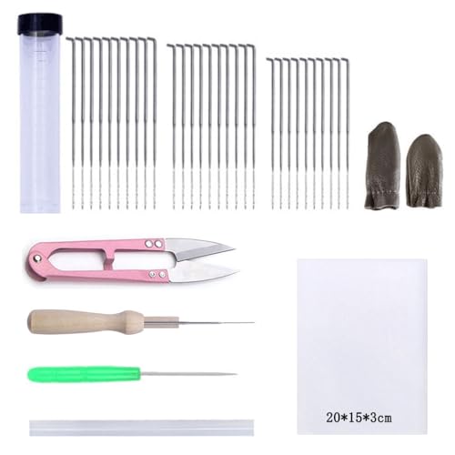 キット 羊毛 フェルトウールキット 手芸 フェルトウールツール スターターセット 初心者 フェルトニードル 手作りキット 工具付き DIY素材 基本入門キット ...