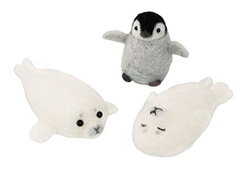 ハマナカ 手芸キット ベビーアニマル ペンギンとアザラシの赤ちゃん H441-584