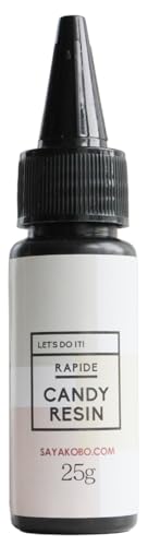 紗や工房 レジン液 キャンディレジン 25g (お試し/使い切りサイズ) UV LED対応 レジン 高い透明度 クリ..