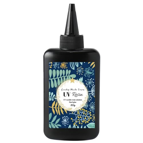 レジン液 UVレジン液 大容量 100g クリアハード 扱いやすい粘度 低刺激性 完全無臭 黄変ナシ