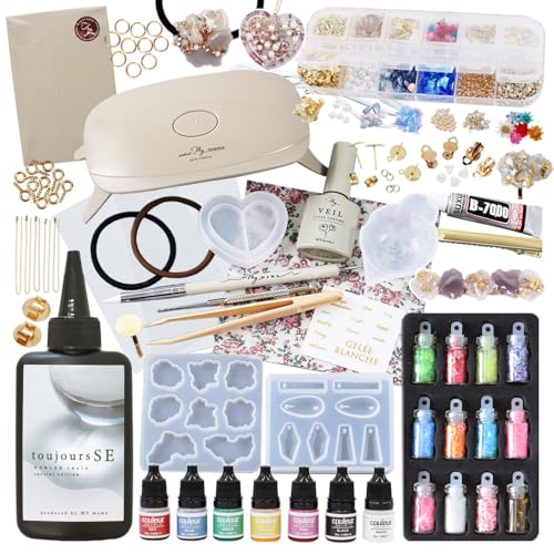 MYmama レジン スターターキット ラッピング 無料 レジン液 着色剤 ライト セット 初心者 向け ギフト