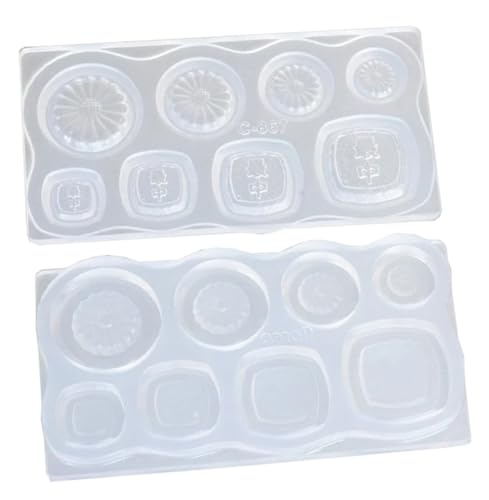 亀島商店 ソフトモールド 和菓子シリーズ もなか(丸・角) ホビー用ツール C-867