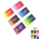 LUYING スタンプ台 6個セット カラーが豊富 高発色 インク 印鑑 ハンドハンドメイド DIY 布 木材 にも使用可 お祝い フィンガーペイント メッセー...