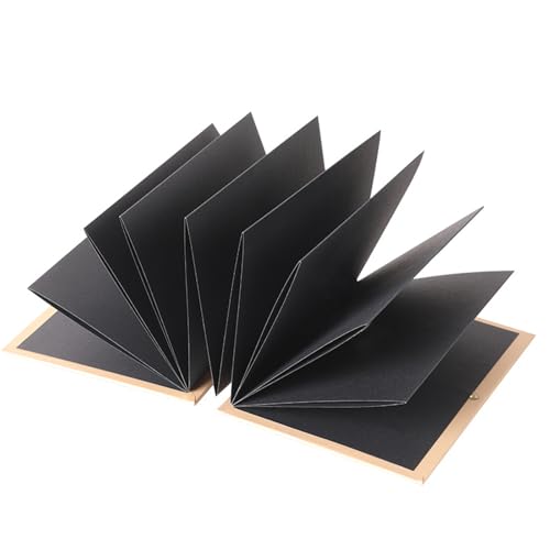 スクラップブック アルバム 手作り フォトアルバム 持ち運びも便利 耐久性 アルバム 台紙 18枚 34ペー..