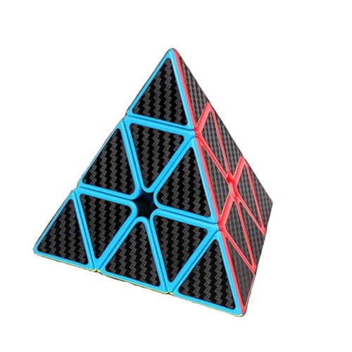 2025年版 MoYu公式 ピラミッドキューブ 高級カーボンファイバー 競技用 Cube 立体ゲーム パズルキューブ 教育キューブ 脳トレキューブ 育脳キューブ...