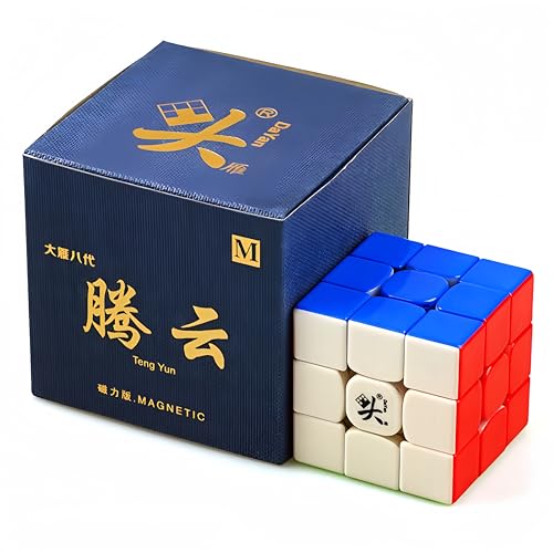 マジックキューブ 魔方 Magic Cube 公式?WCA国際大会規格 回転スムーズ 立体パズル 知育玩具 (DaYan TengYun 3x3x3 M)