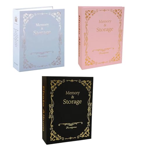 Life2キク フォトアルバム アルバム L判サイズ 写真入れ はがきサイズ KG ミニ 大容量 100枚 収納 3色セット