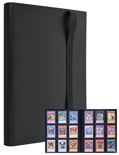 カード ファイル 9ポケット 360枚収納 トレカファイル 横入れ トレーディングカードホルダー 両面コレ..